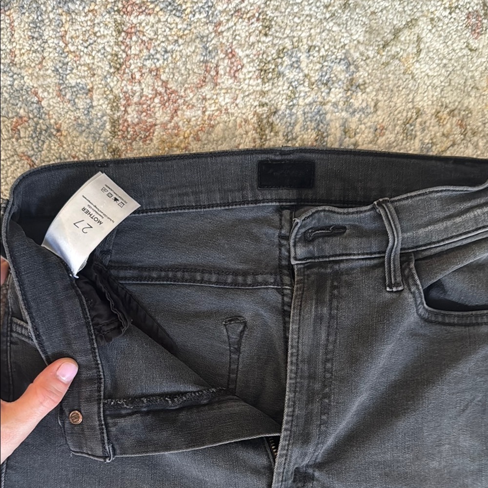MOTHER black/grey Denim Jeans
